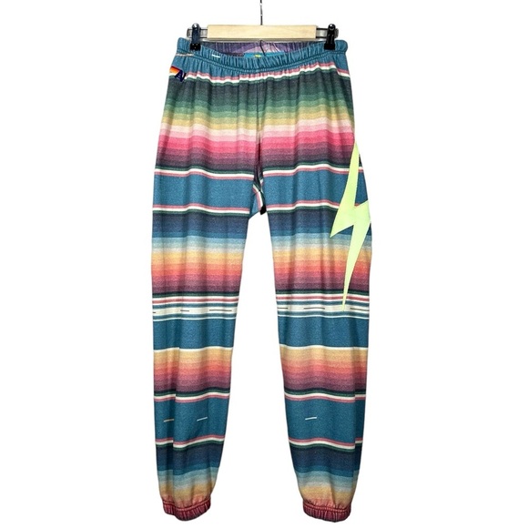 AVIATOR NATION Serape Bolt Stitch Jogger Sweatpants - Picture 4 of 11